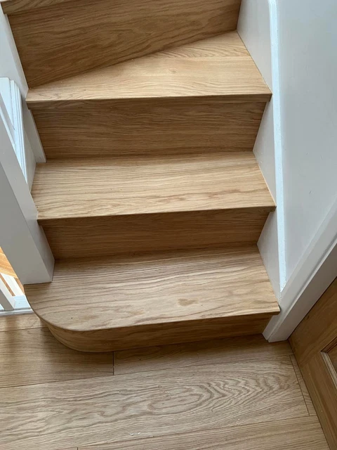 Steps Cladding OAK STAIRS STEPS Cladding Kit For Stairs,13 tread and 14 risers £567.70 ...