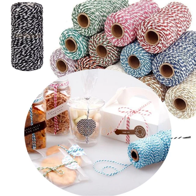 Christmas Home Decor Cotton Cords Packing Craft Projects DIY Rope Twine String