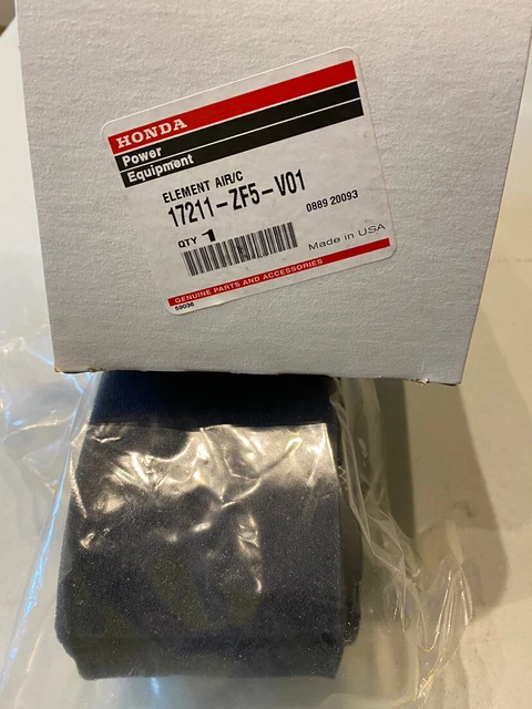 GENUINE HONDA PART #17211-ZF5-V01, Air Cleaner Filter