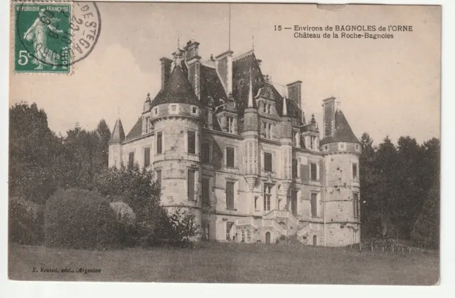 Environs BAGNOLES DE L' ORNE - Orne - CPA 61 - le Chateau de la Roche Bagnoles