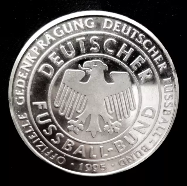 DFB - Deutscher Fussballbund Gedenkprägung Fritz Walter Ø 40mm zum 75.Geburtstag