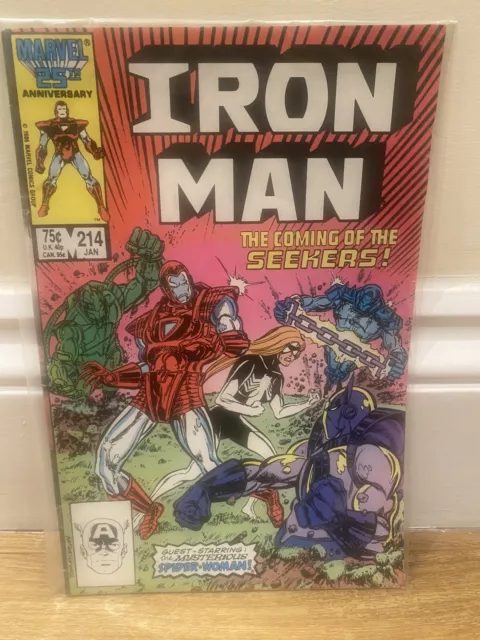 Comic, Iron Man #214 1987, Marvel