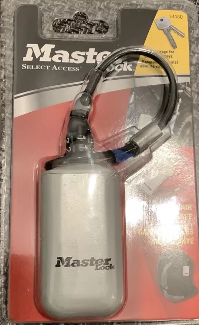 Master Lock Schlüsselsafe tragbarer Minisafe, Zahlenschloss 5408D 3