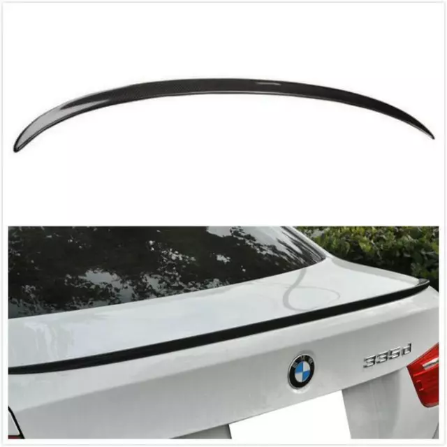 BMW E90 Saloon 4 door Carbon Fiber 05-201 Boot Lip Spoiler Wing UK SELLER