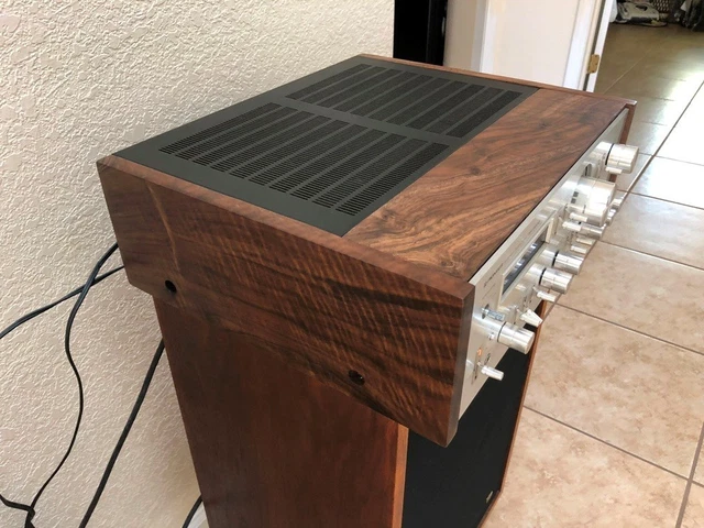 Pioneer SA 9800 & Pioneer SA 8800  NEW Case made of SOLID Claro Walnut Wood 4
