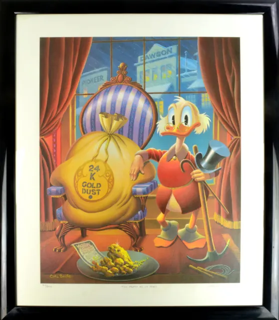 Carl Barks Lithographie TILL DEATH DO US PART signiert SIGNED - Another Rainbow