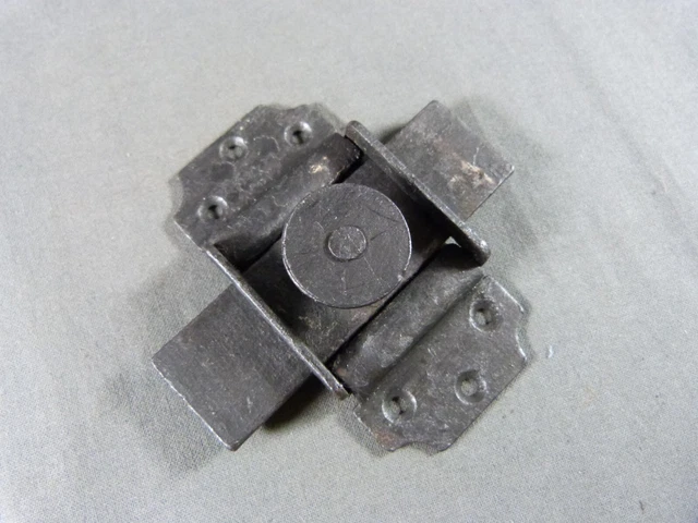 French Vintage wrought iron Door Latch Lock Bolt Country Rustic farmhouse decor-