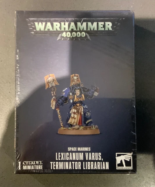 GW WARHAMMER 40K Space Marine Lexicanum Varus, Terminator Librarian i08