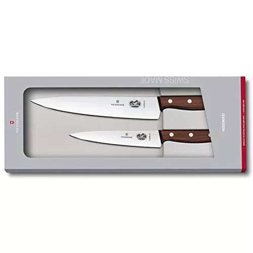 Victorinox Rosewood Küchenmesser Kochmesser Messer Set 2-tlg. 5.1050.2G neu