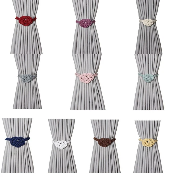 Tie Rope Curtain Curtain Tiebacks Strong Magnetic Buckle Clips Holdbacks