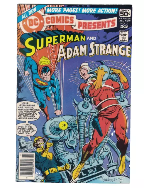 DC COMICS PRESENTS #3 Superman And Adam Strange 1978 NM