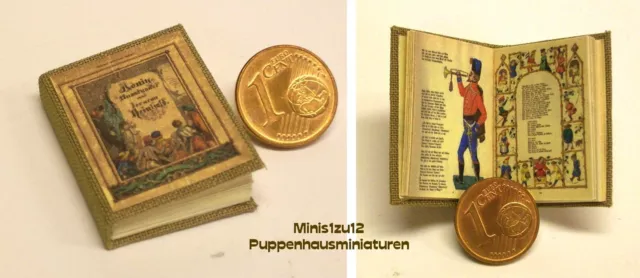 1110# Miniaturbuch König Nussknacker - Puppenhaus - Puppenstube M 1:12