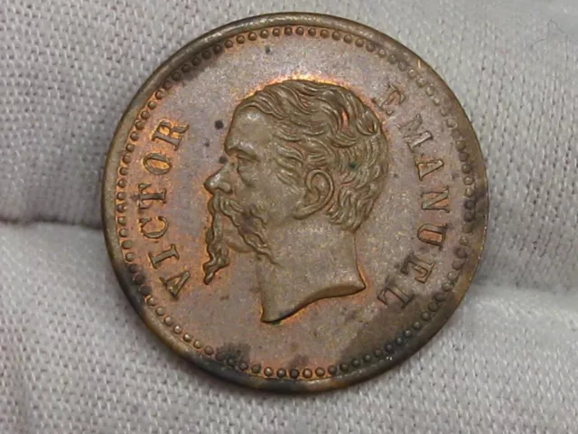 1861-1878 SPEIL MARKE Token Italy Victor 20 Lire. #14