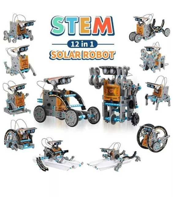 CIRO tige robot solaire 12 en 1 jouets de construction éducatifs codage science kit...