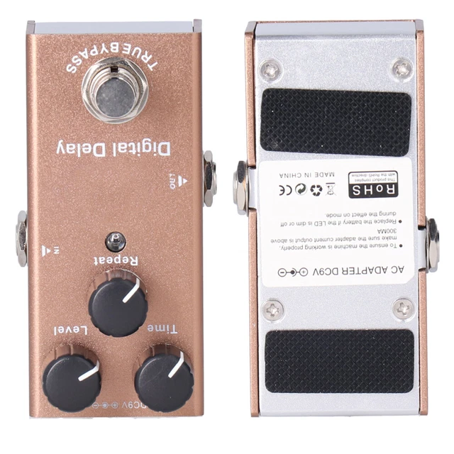 Guitar Delay Pedal Mini Single Digital Delay Effector True Bypass Effector Mini 3