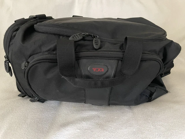 Tumi BLACK Nylon Carry On Weekender Duffel Bag