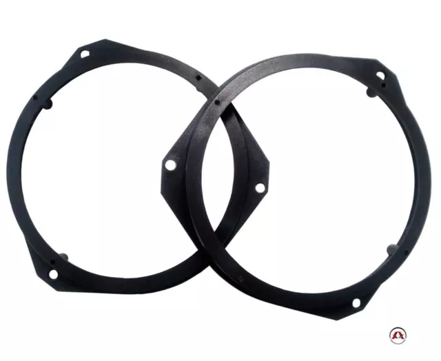 2 Entretoises Haut-Parleur compatible avec Alfa-Romeo Giuletta - D165 AV et AR