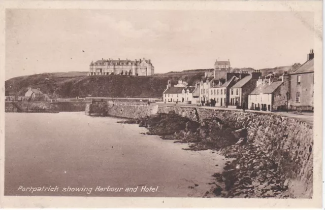 The Harbour & Hotel, PORTPATRICK, Wigtownshire