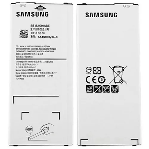Samsung  Battery 2900mAh For Samsung Galaxy A5 SM-A510F A510F 2016 EB-BA510ABE
