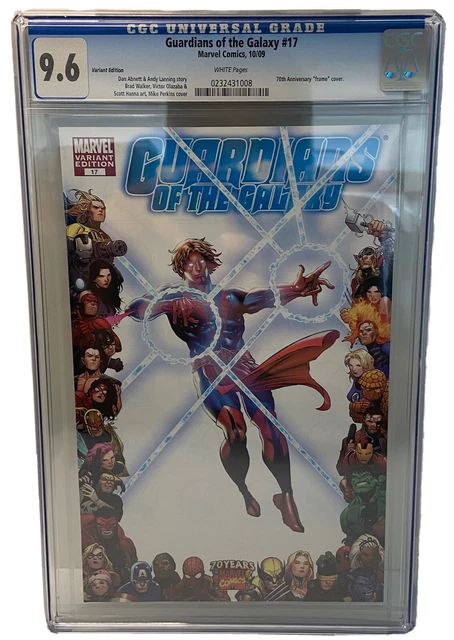 GUARDIANS OF THE GALAXY #17 CGC 9.6 NM+ MARVEL’S 70th ANNIVERSARY VARIANT CVR