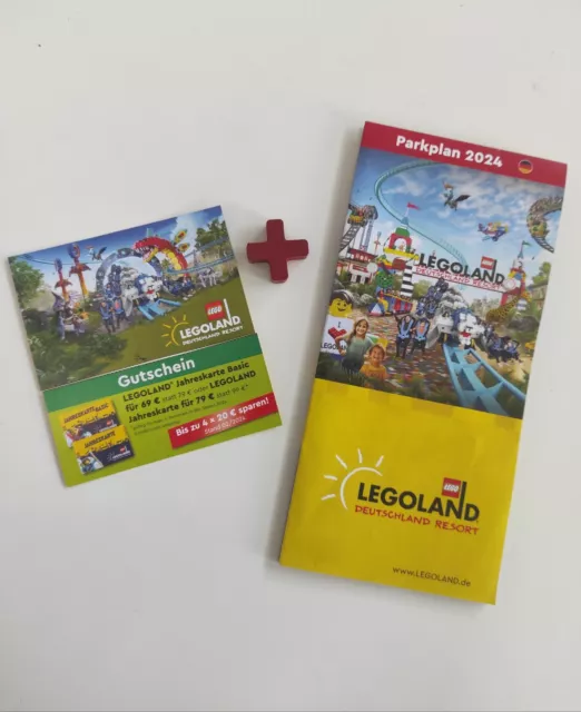 🎊 Legoland Gutschein Jahreskarte 🎊1-4 Person🎊bis80€sparen🎊Parkplan2024🎉