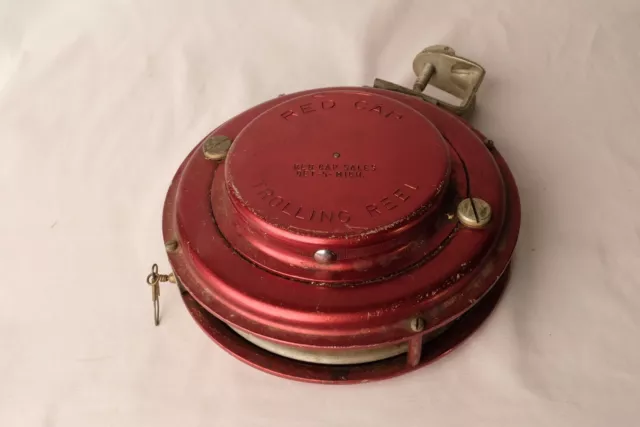 VTG RED CAP Trolling Reel TROLL REEL COLLECT OR FISH MADE in DETROIT  Walleye $79.99 - PicClick