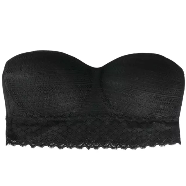 PRIMARK STRAPLESS BRA 34A BLACK PUSH UP underwired padded £1.49