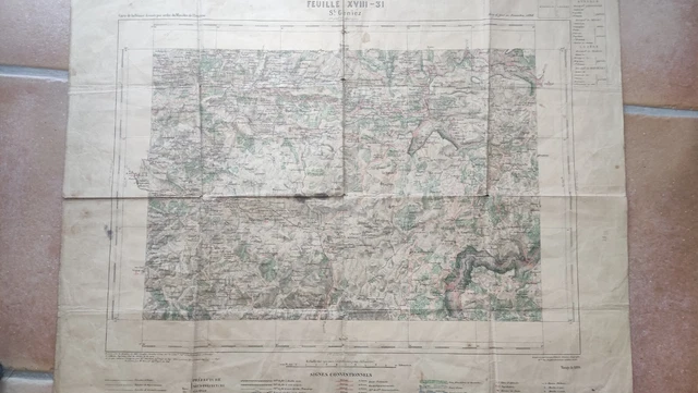 CARTE GÉOGRAPHIQUE ANCIENNE EUR 8,00 - PicClick FR