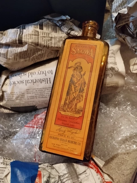 Sagwa Kickapoo Reproduction Glass