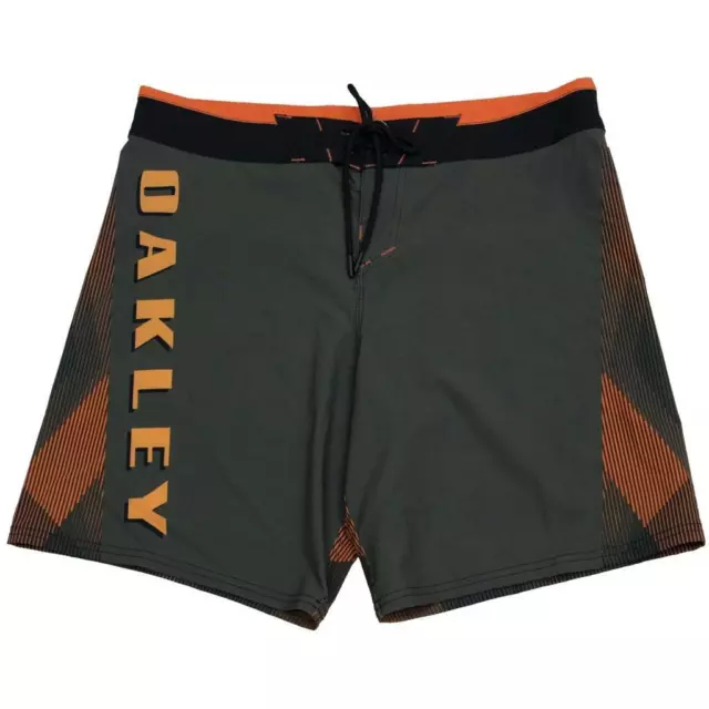 Oakley 75 Boardshort 18" Mens Size 36 XL New Dark Brush Casual Swim Beach Shorts