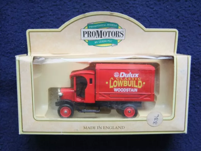 1926 Dennis Delivery Van Lledo Promotors Model - Dulux Woodstain BOXED