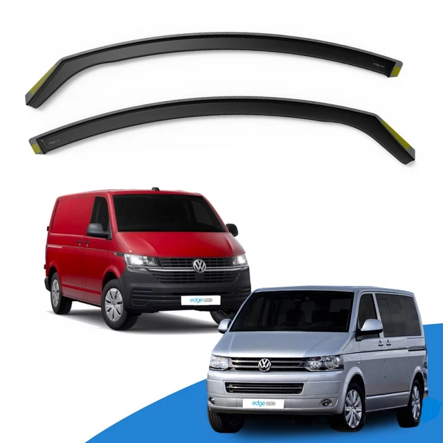 VW TRANSPORTER T5/T6/T6.1 2003onwards 2 Door Van Wind Deflectors 2pc
