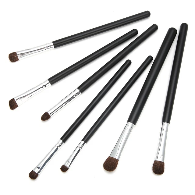 7x Set Pennello Trucco Set Fondotinta Cosmetico Polvere Fard Correttore Ombretto 9