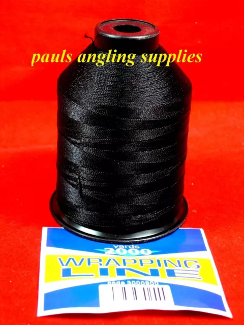 LINEAEFFE BULK SPOOL Fishing Rod Whipping Thread Nylon 2000 yds BLACK  £14.62 - PicClick UK