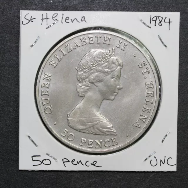 Saint Helena 25 Pence 1984 UNC (MG42R815)