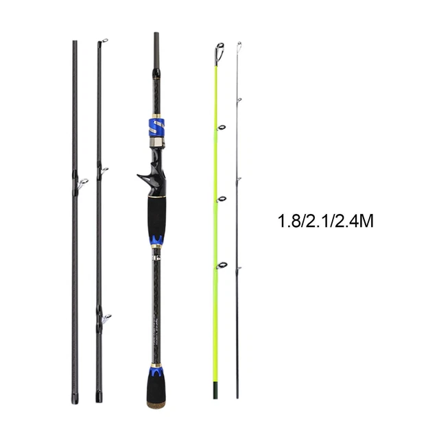 Travel Fishing Rod Saltwater Stainless Steel Line Guides W/ Ceramic Rings