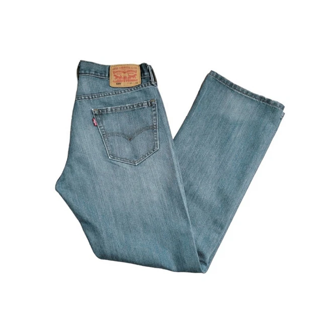 Levis 559 Relaxed Straight Jeans Mens Size 30 X 32 Blue Denim