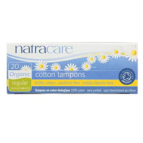 Tampons REGULAR, 20 CT By Natracare