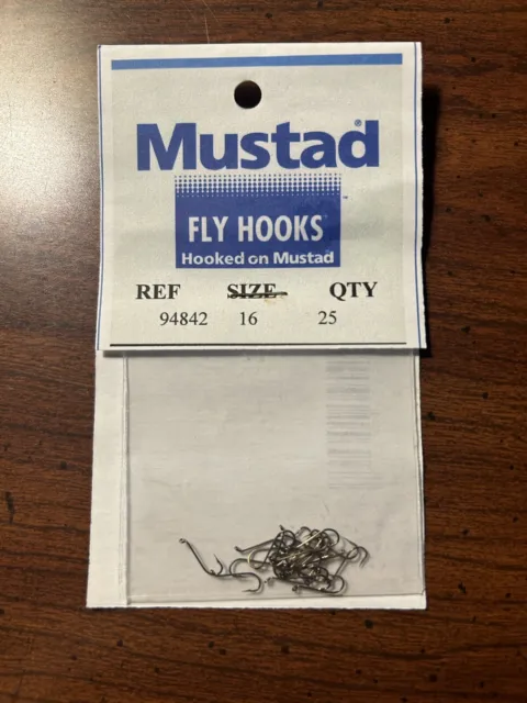 MUSTAD 94840 DRY Fly Tying Hooks Curved Bottom Box Plus 94845 No Barb Hook  $28.00 - PicClick