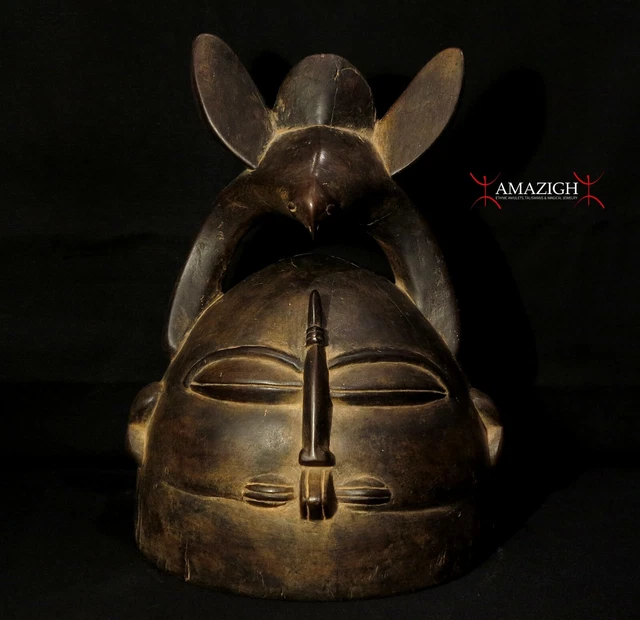 Oustanding Senufo Helmet Mask - NOO - Cote d'Ivoire / Ivory Coast