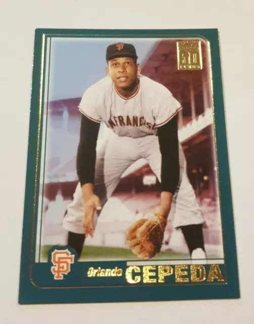 2021 Topps Archives - Orlando Cepeda - San Francisco Giants - Topps 2001