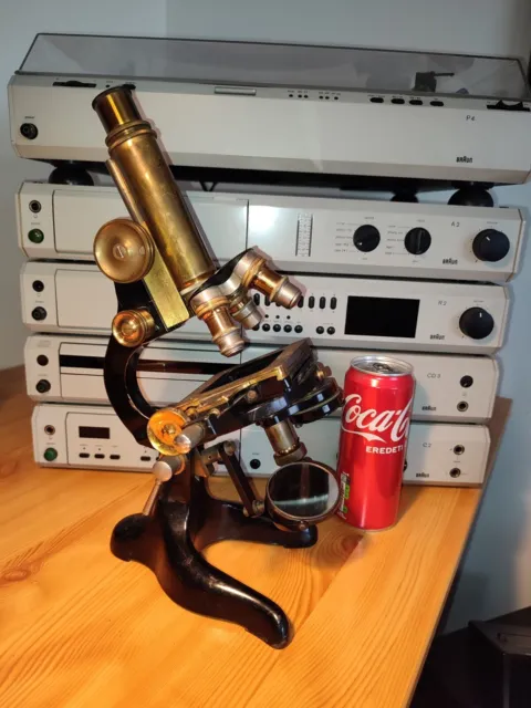 Atlanta Berlin 946 Brass Antique Microscope