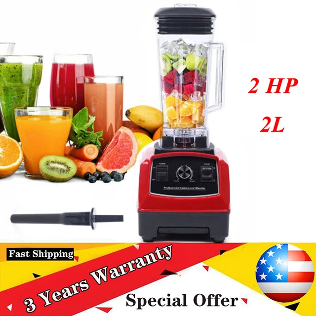 1500W 2L Commercial Blender Mixer Juicer Comercial Smoothie Blender Heavy Duty