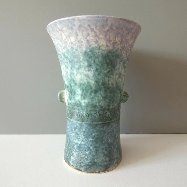 Vintage 2 Griffe Urnenvase Celtic Heritage Collection Conwy Studio Keramik Wales