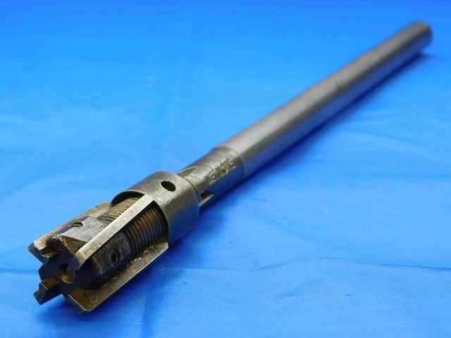 Wetmore 21/32 O.d. Hss Adjustable Expansion Reamer Spiral 4 Flute .6562 Onsize