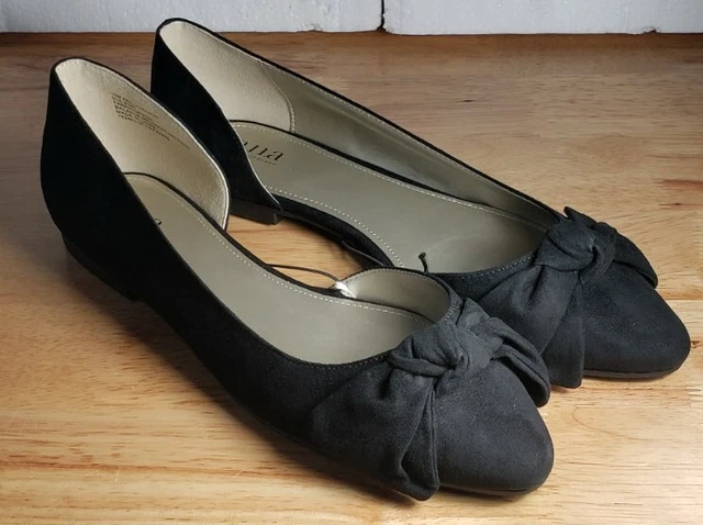 A.N.A WOMEN S Shoes Ballet Flats Sicily Black Size 10 29.99