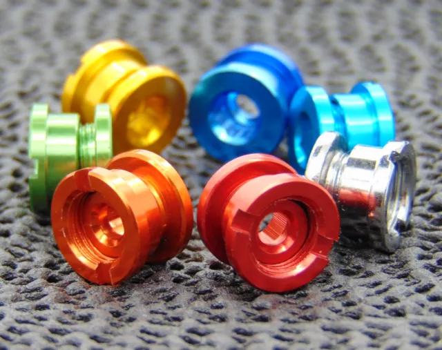 SCHALTWERK GETRIEBE MECH AUFHÄNGER DROP OUT MUTTER & BOLZEN ANPASSUNGSSET (FARBEN) 10 mm
