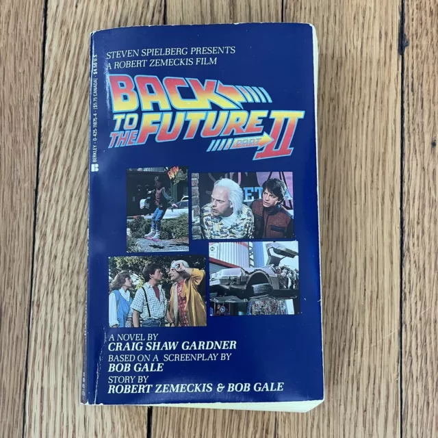 Back to the Future Part II by Craig Shaw Gardner 1989 Paperback Movie Tie-In 1st