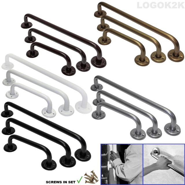 Disabled Grab Rail Bar Bathroom Aid Pull Push Door Metal Handle 250 350 450 Mm