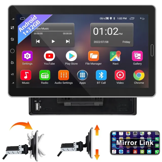 Autoradio 2 Din Android 13 mit GPS Navi und Bluetooth 7 Zoll Touchscreen  Doppel Din Stereo Radio Display mit WiFi FM/RDS Radio Spiegel-Link AUX-in +  Rückfahrkamera: : Elektronik & Foto